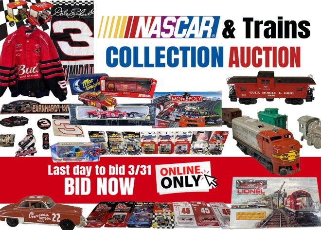NASCAR & Rail Road Collection Auction