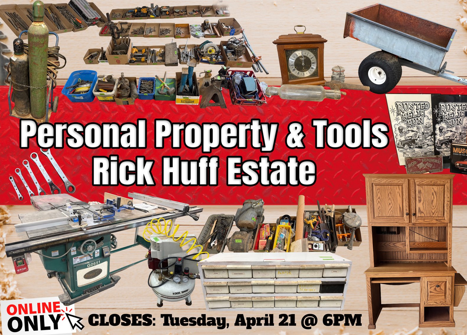 Image for Huff Estate – Personal Property of Richard “Rick” E. Huff