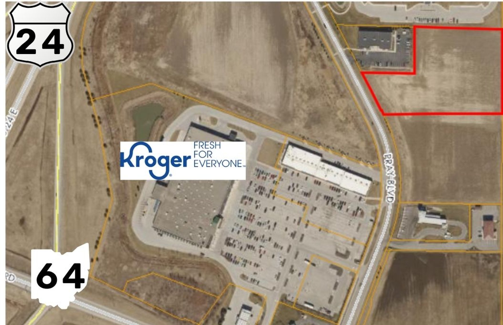 Image for 3 Tract Prime Commercial Land Auction Waterville, OH