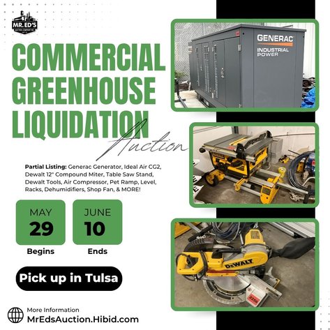 Image for Commercial Green House Liquidation Auction