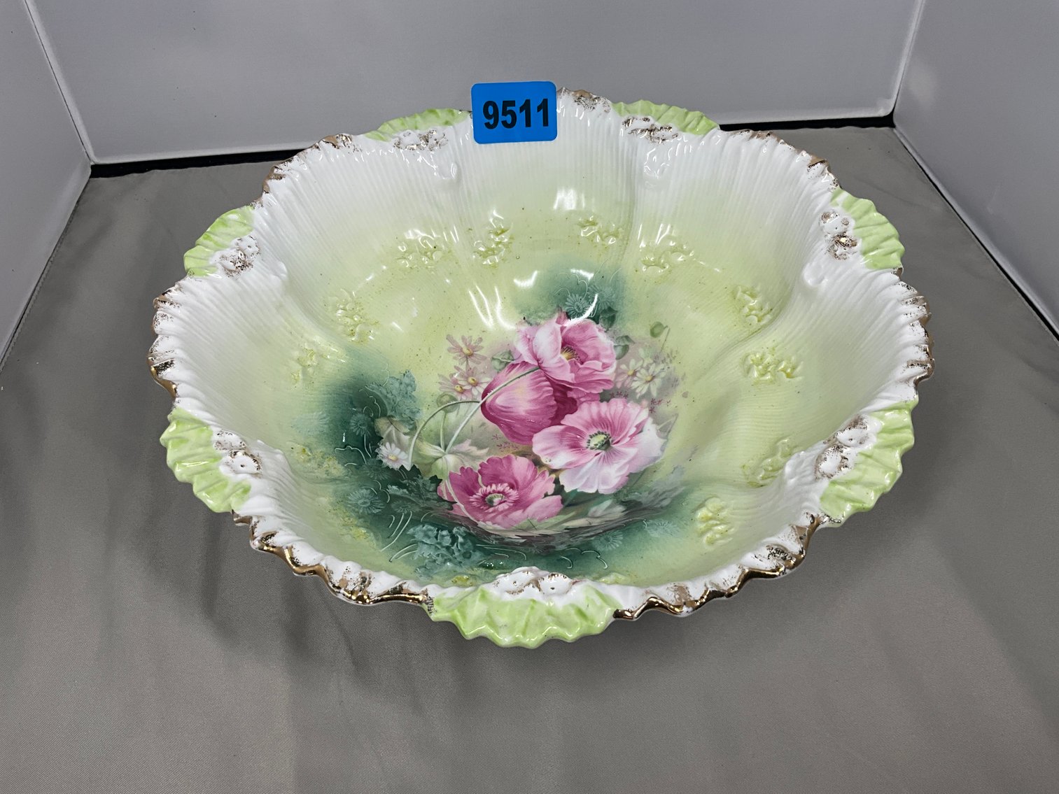 Image for RS Prussia Porcelain & Vintage Brass Bell Auction