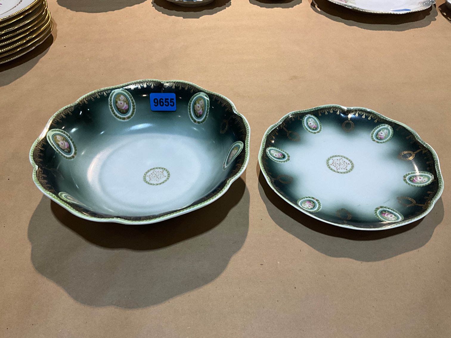 Image for RS Prussia Porcelain & Vintage Brass Bell Auction