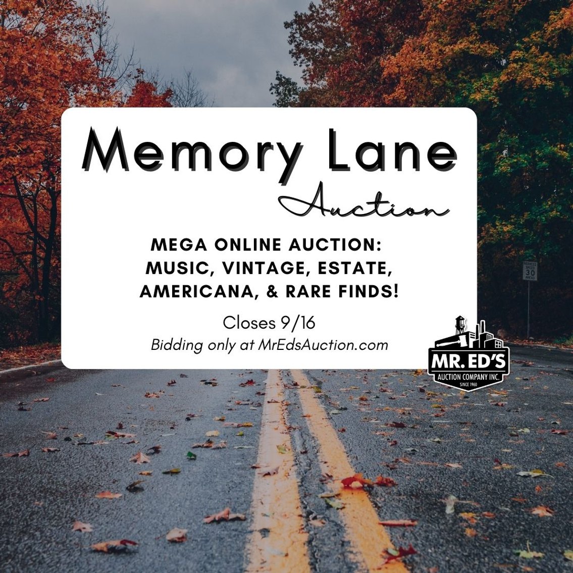 Image for Memory Lane Auction