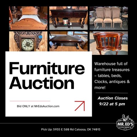 Image for Furniture, Clocks & Decor Auction