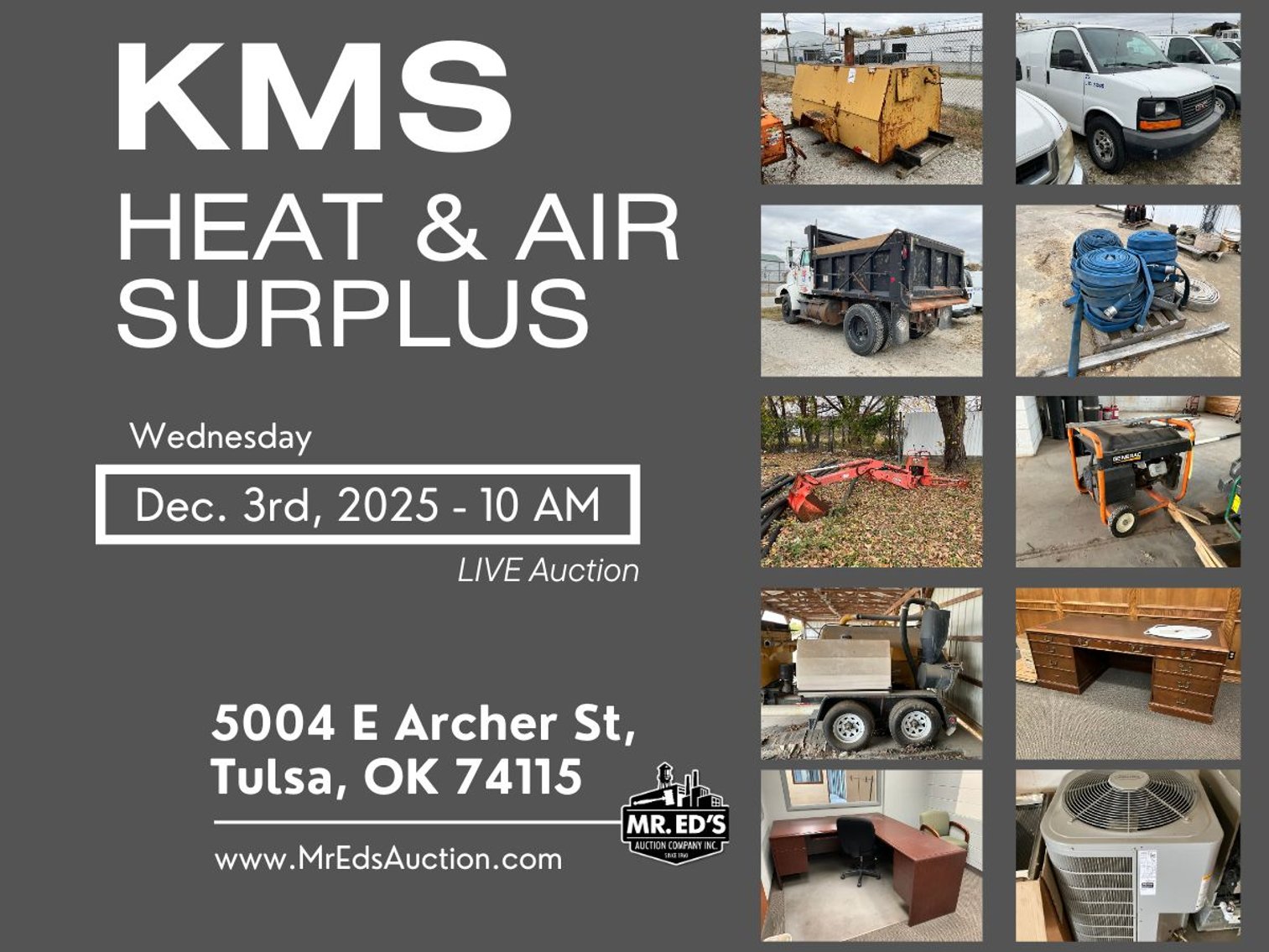 Image for KMS Heat & Air Surplus Auction