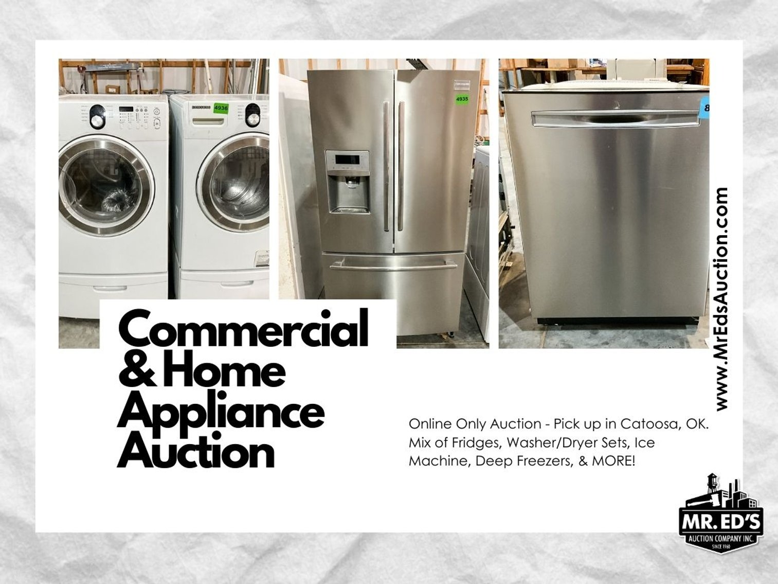 Image for Commercial & Home Appliance Auction