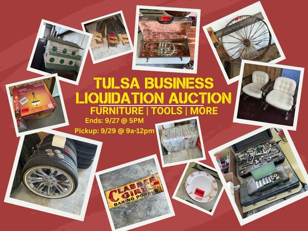 Image for Tulsa Business Liquidation Auction-Furniture, Tools & More