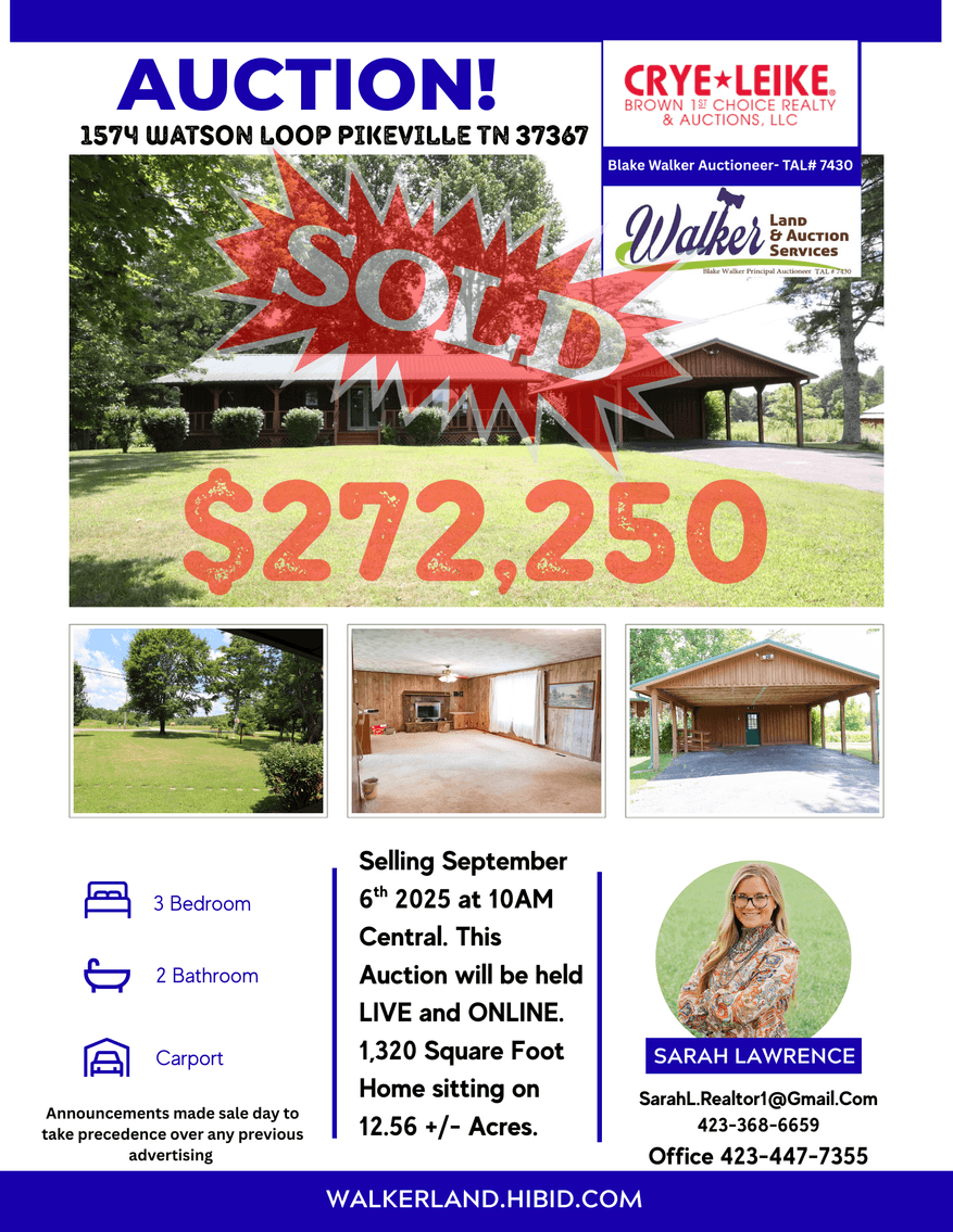 Image for 1574 & 1537 Watson Loop Pikeville TN 37367