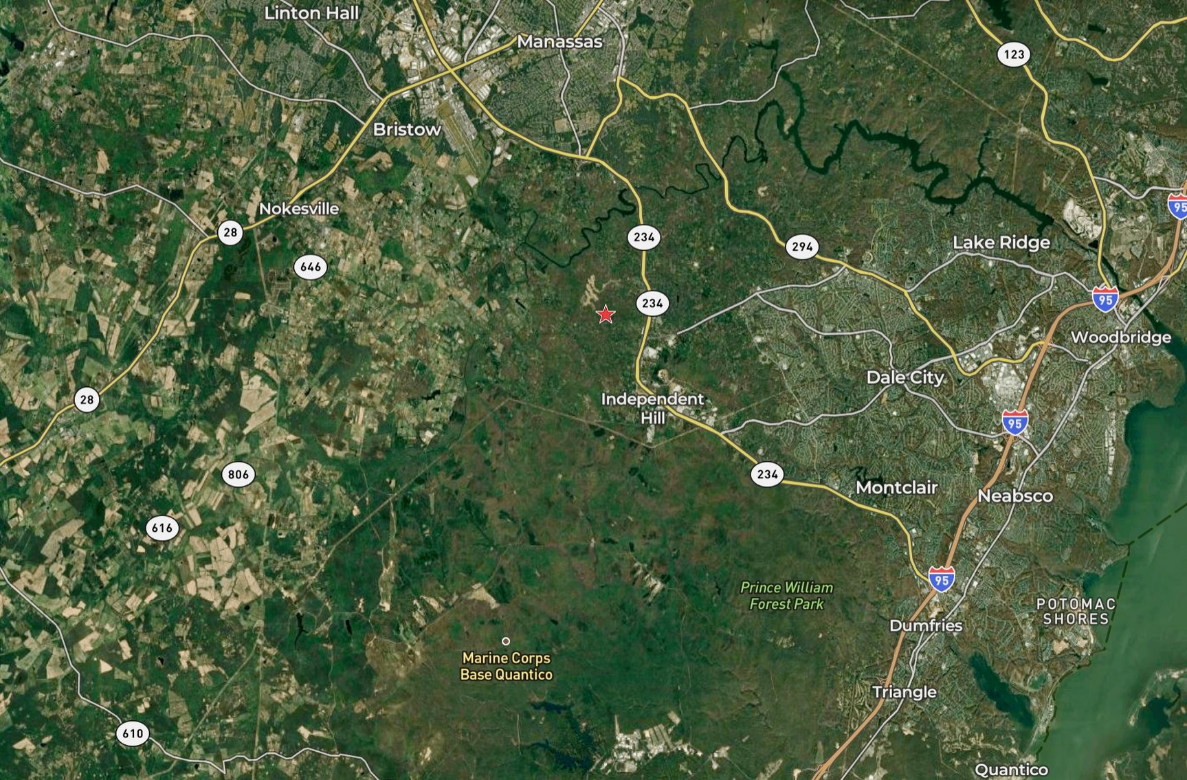 Image for 4 BR/3 BA Home on 2.4 +/- Wooded Acres in the Woodbine Forest Neighborhood of Prince William County, VA