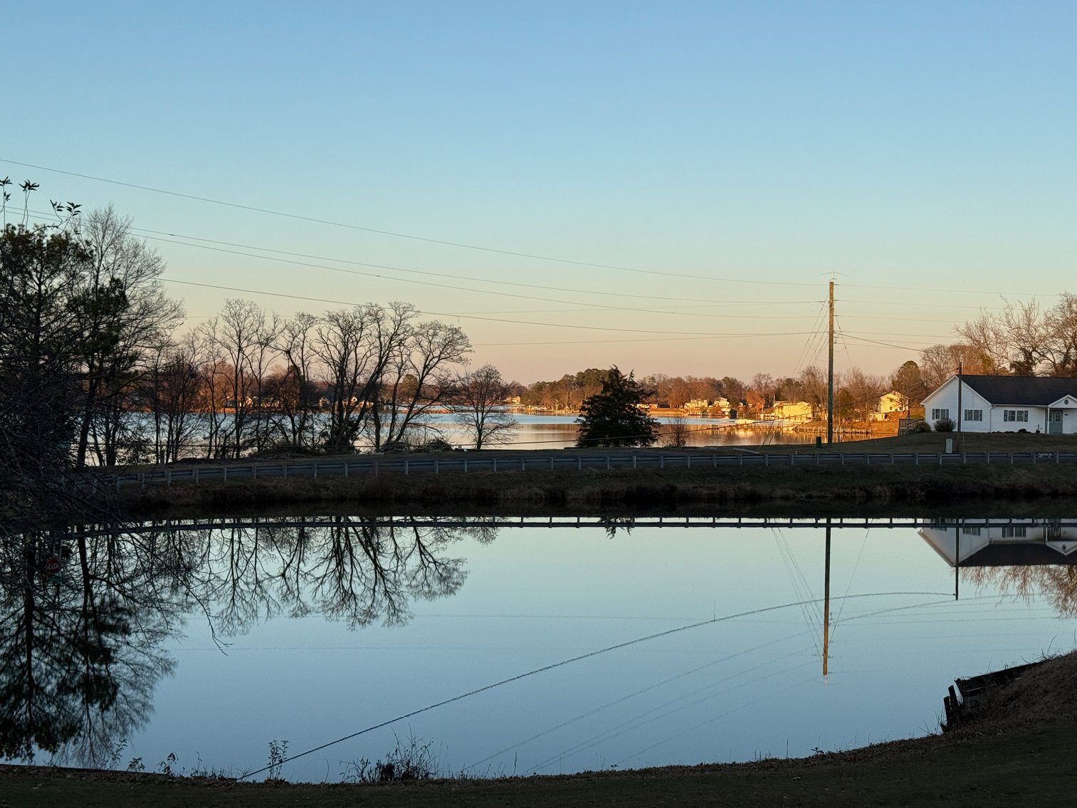 Image for 3 BR/2 BA Brick Home w/Basement Fronting Pond & Views of Mattox Creek in Colonial Beach, VA--SELLING to the HIGHEST BIDDER!!