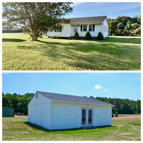 2 BR/1 BA Home w/Large Shop/Storage Building & Rt. 360 Frontage on 1.19 +/- Acres--Amelia County, VA