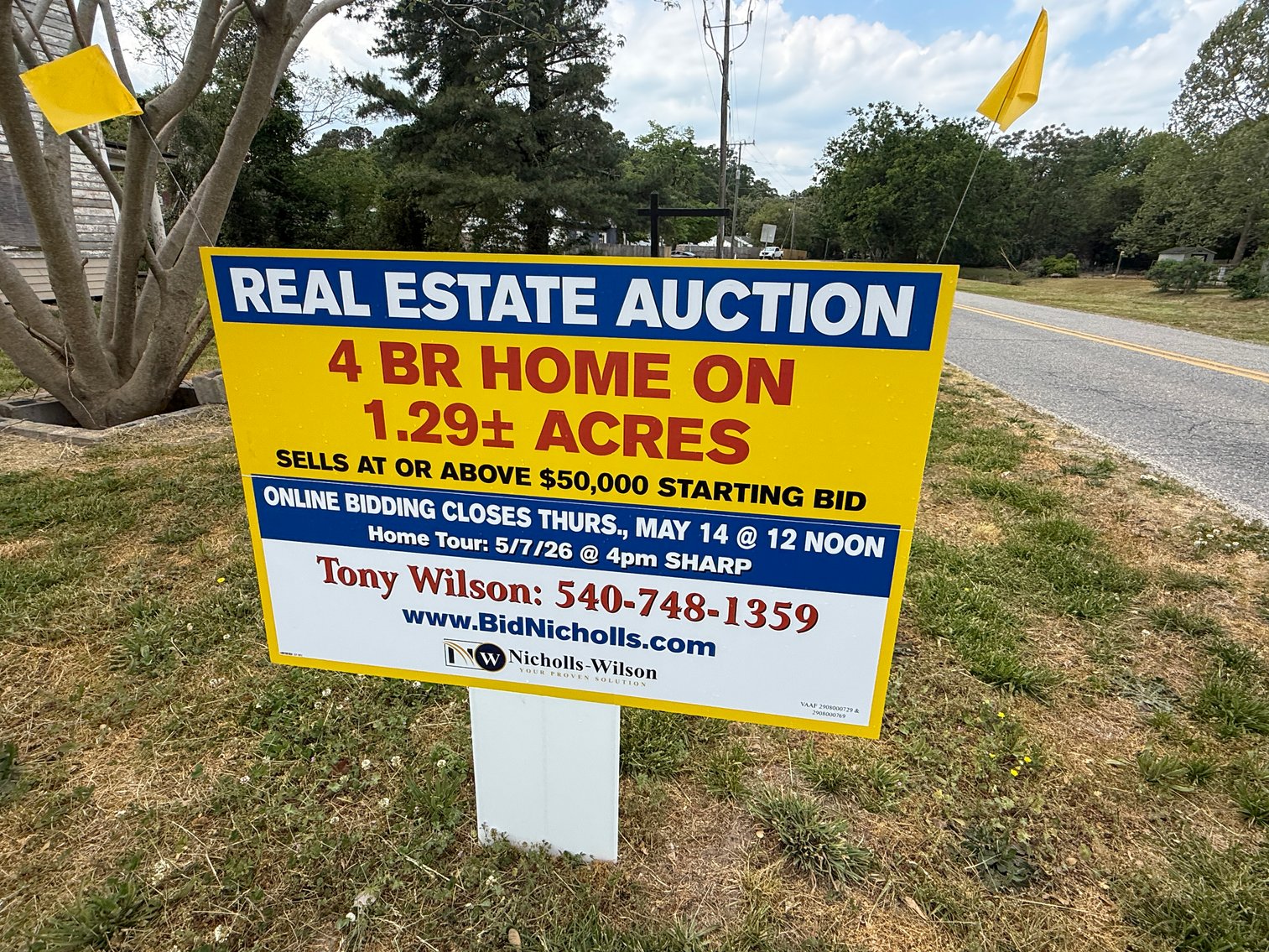 Image for 4 BR Restoration Project Home on 1.29 +/- Acres in Gloucester County, VA--ONLINE ONLY BIDDING!!