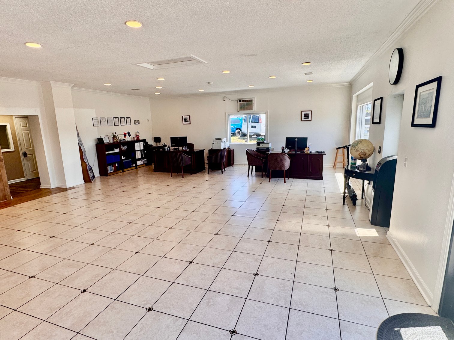 Image for Income Producing Commercial Building w/Office, Apartment & 2 Bay Garage/Shop on .46 +/- Acres w/Rts. 1 & 208 Visibility--ONLINE ONLY BIDDING!!