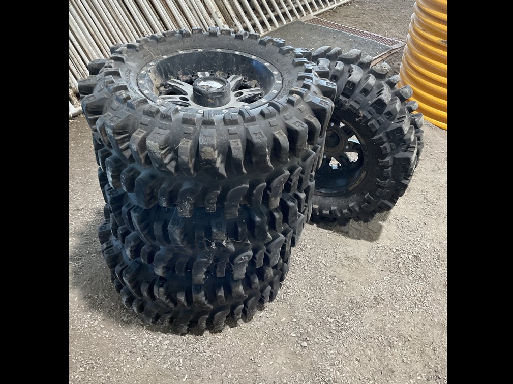 (4) utv tires and wheels