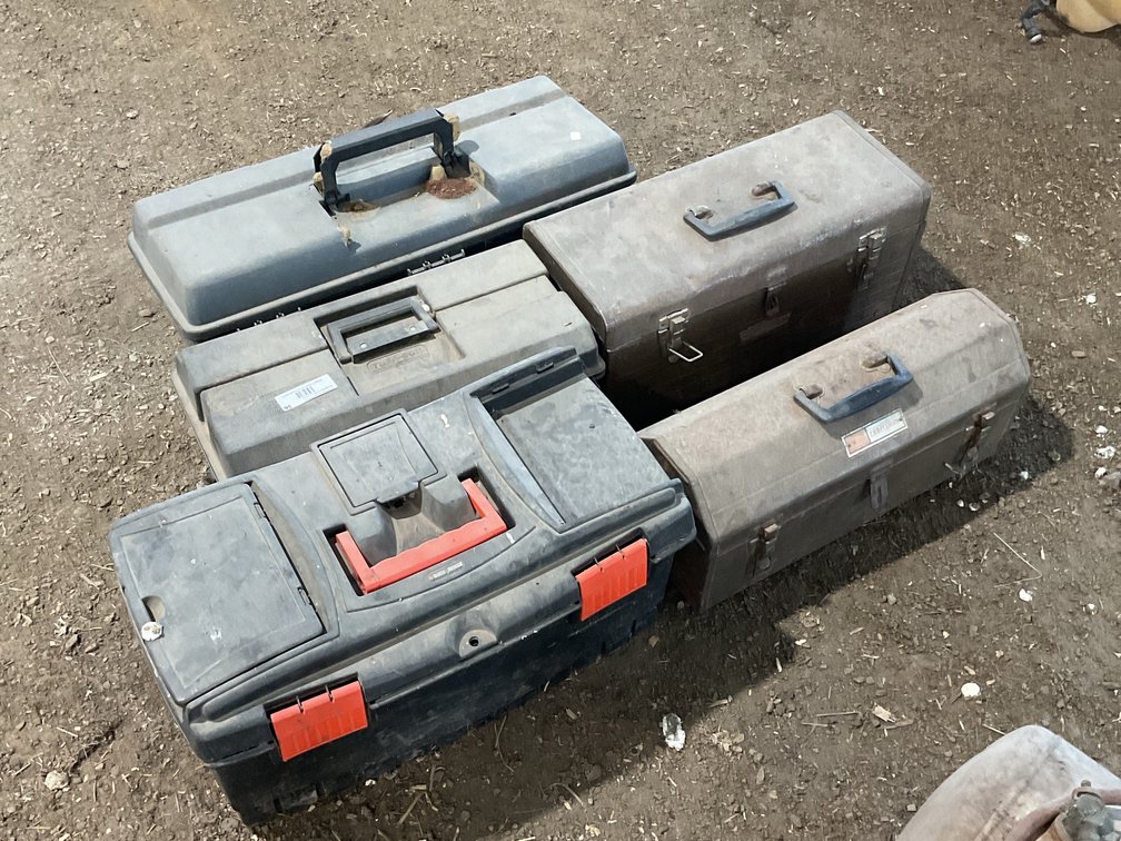 (5) tool boxes