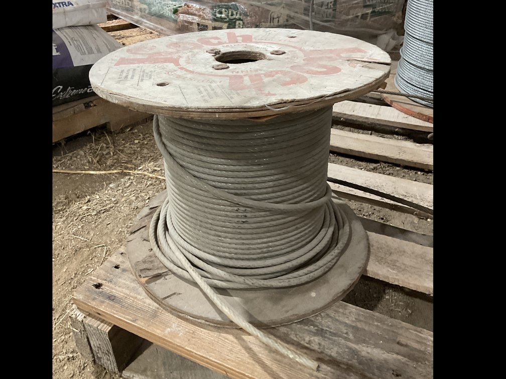 1-4-5/16 coated cable spool