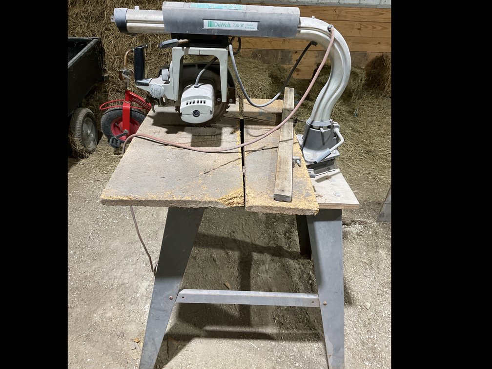 Dewalt radial arm saw