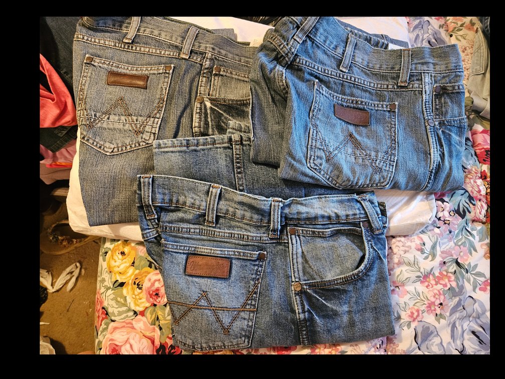 Assorted Blue Jeans