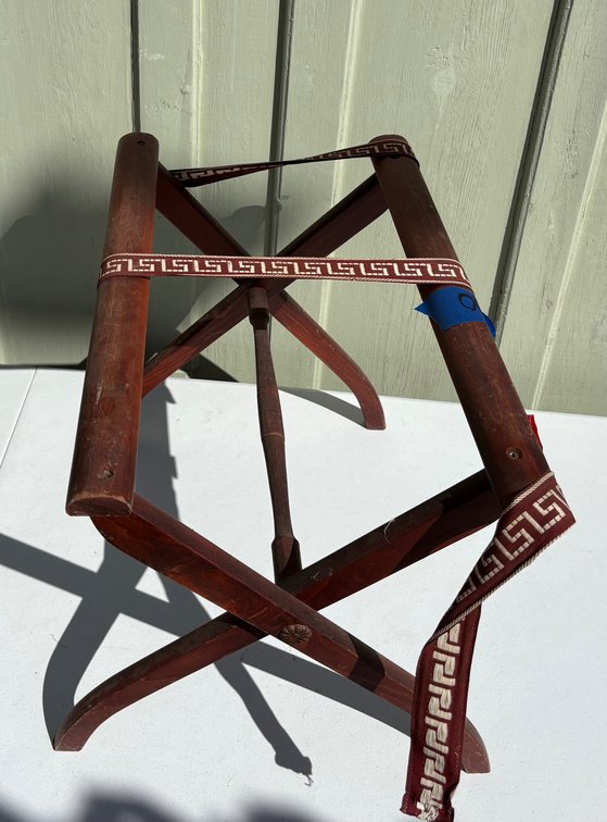 Vintage Luggage Rack