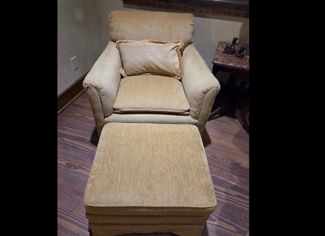 Ottoman and Chair