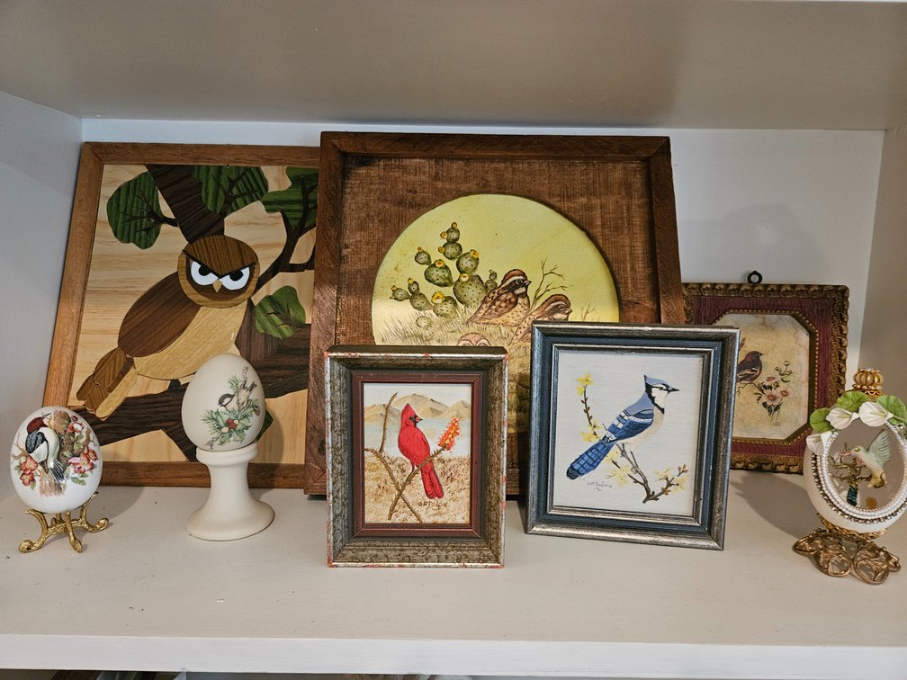 Ortolon And Assorted Bird Collectibles Collection