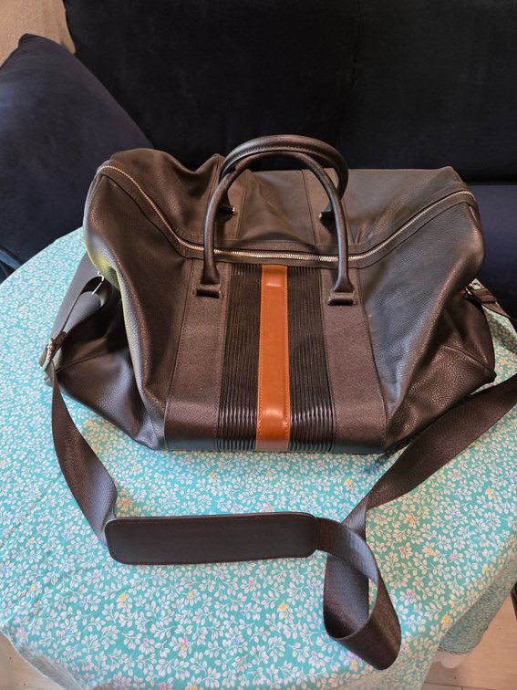 Black Weekender Duffel Bag
