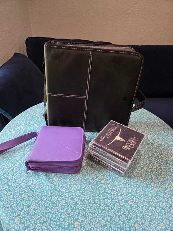Memorex Storage Binders And Assorted Compact Discs
