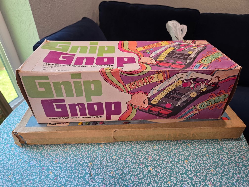 Vintage Parker Brothers Risk And Gnip Gnop Games