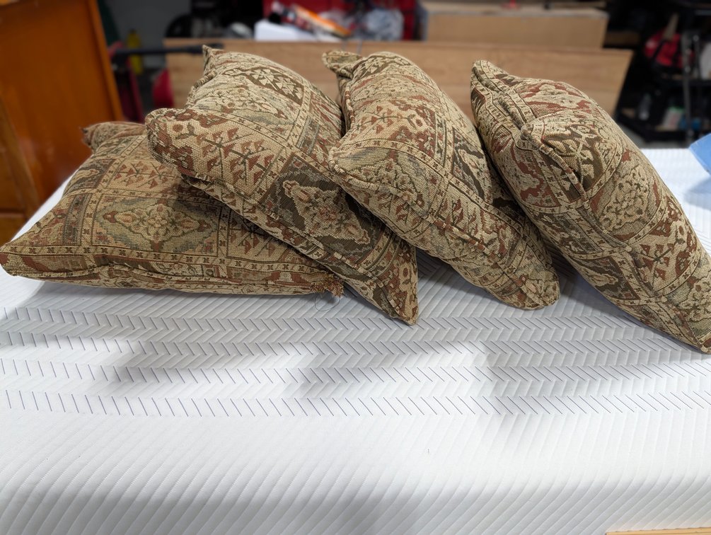 Tapestry Style Throw Pillows And Area Rug