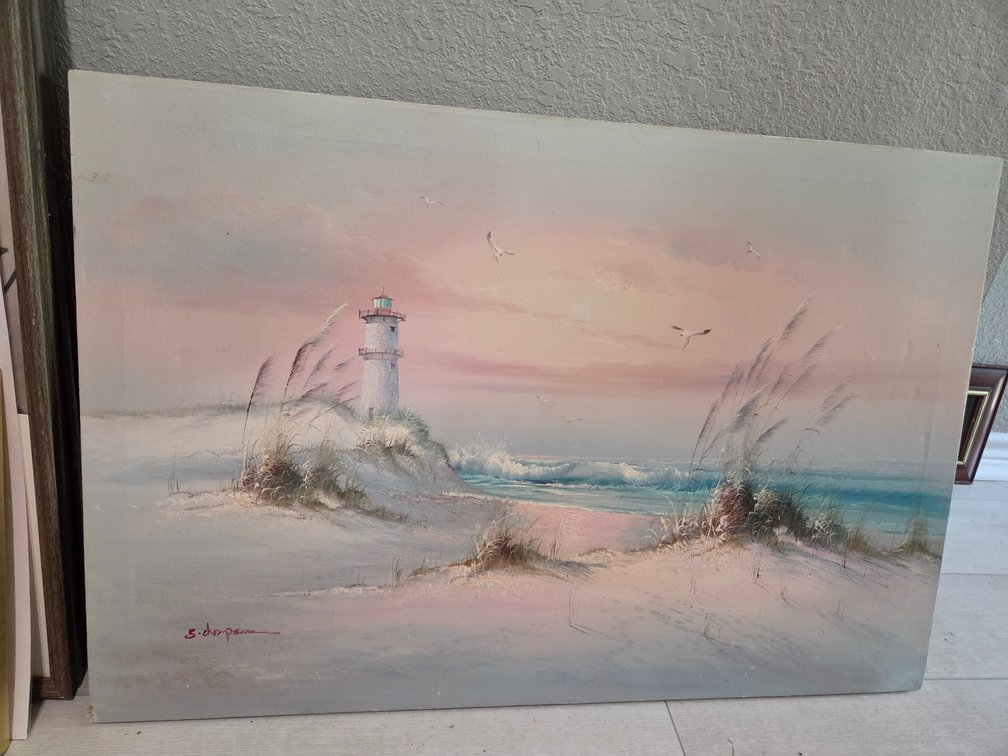 Original Coastal Landscape Painting