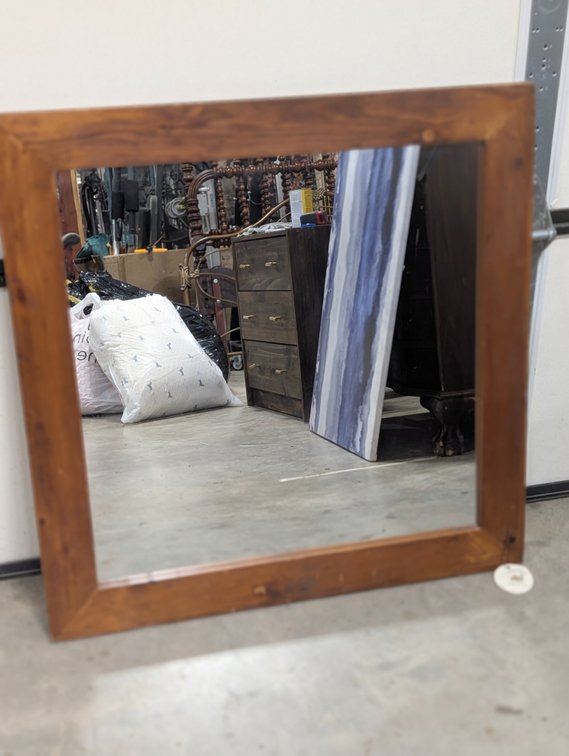 Rustic Wood Framed Mirrors And Decor