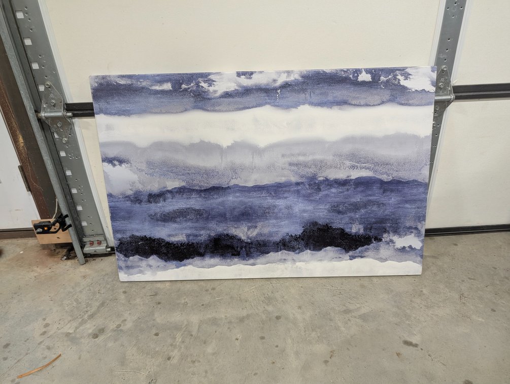 Abstract Canvas And Framed Wall Art