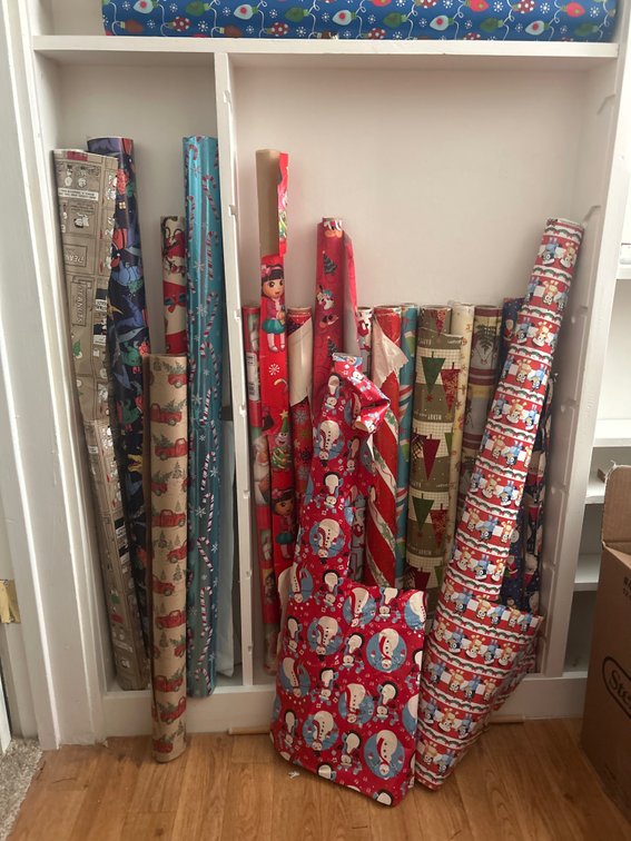 Assorted Wrapping Paper Rolls