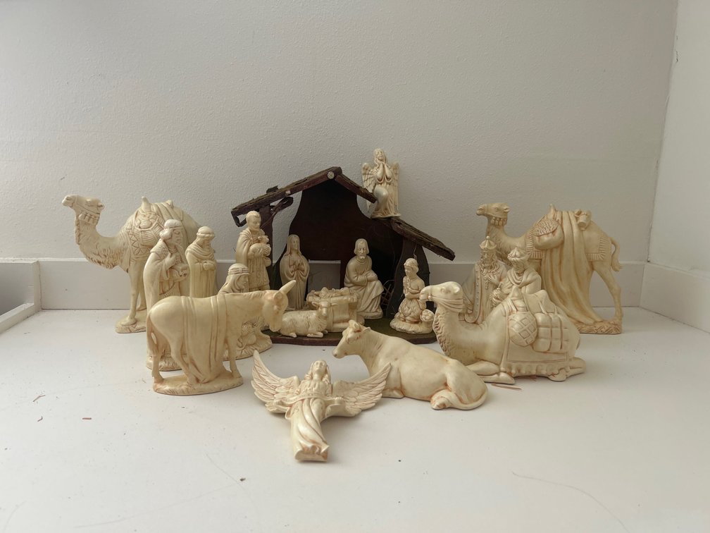Vintage Holland Mold Ceramic Nativity Set