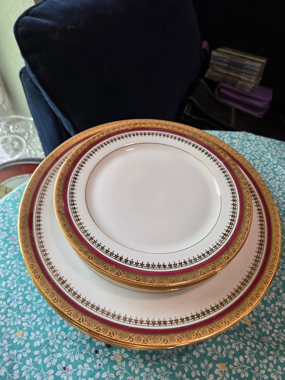 Porcelaine Savary Paris Limoges Plates