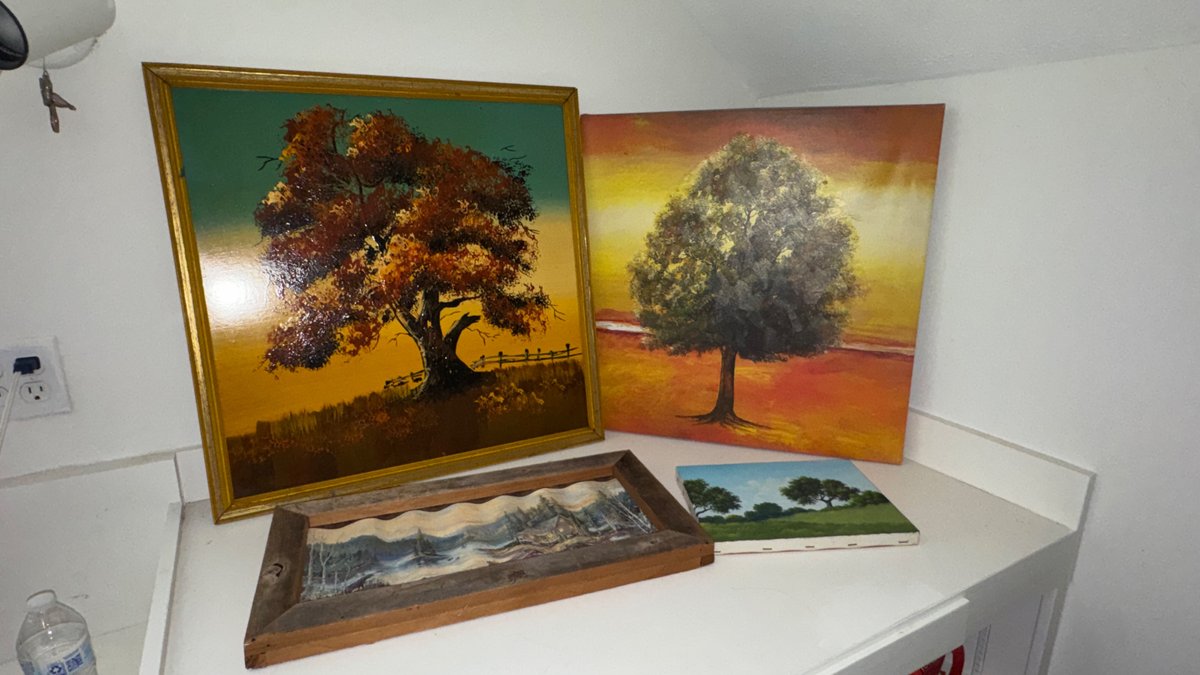 Assorted Framed And Unframed Landscape Artwork