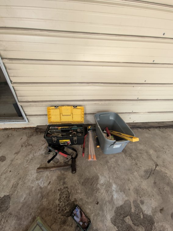 Stanley Tool Box And Assorted Hand Tools