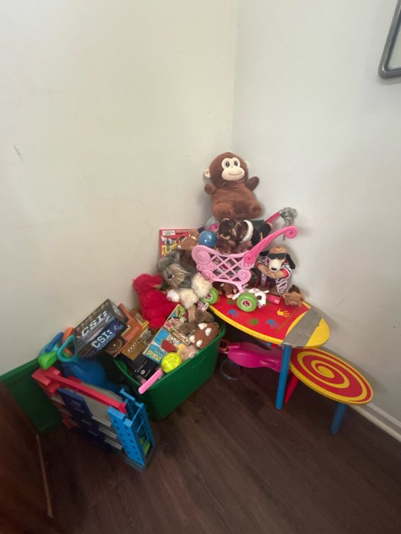 Mixed Lot Of Board Games, Children's Furniture, Toys And Baby Gear