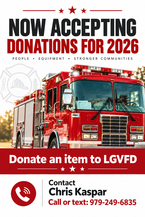 Image for 2026 La Grange Volunteer Fire Department Online Silent Auction