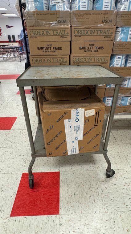 Metal Rolling Cart 