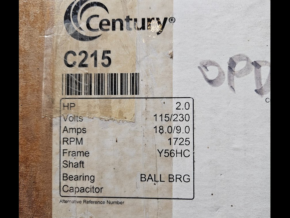 Century motor  C215