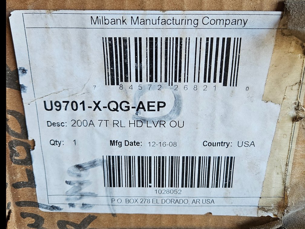200 amp meter socket