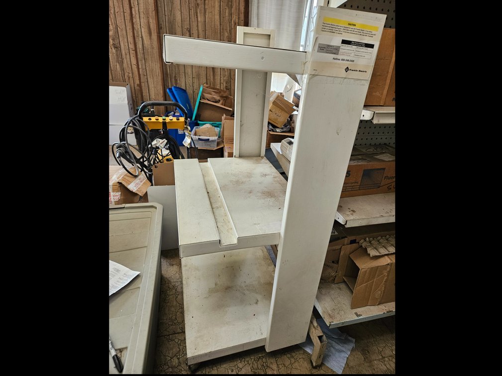 Metal shelf