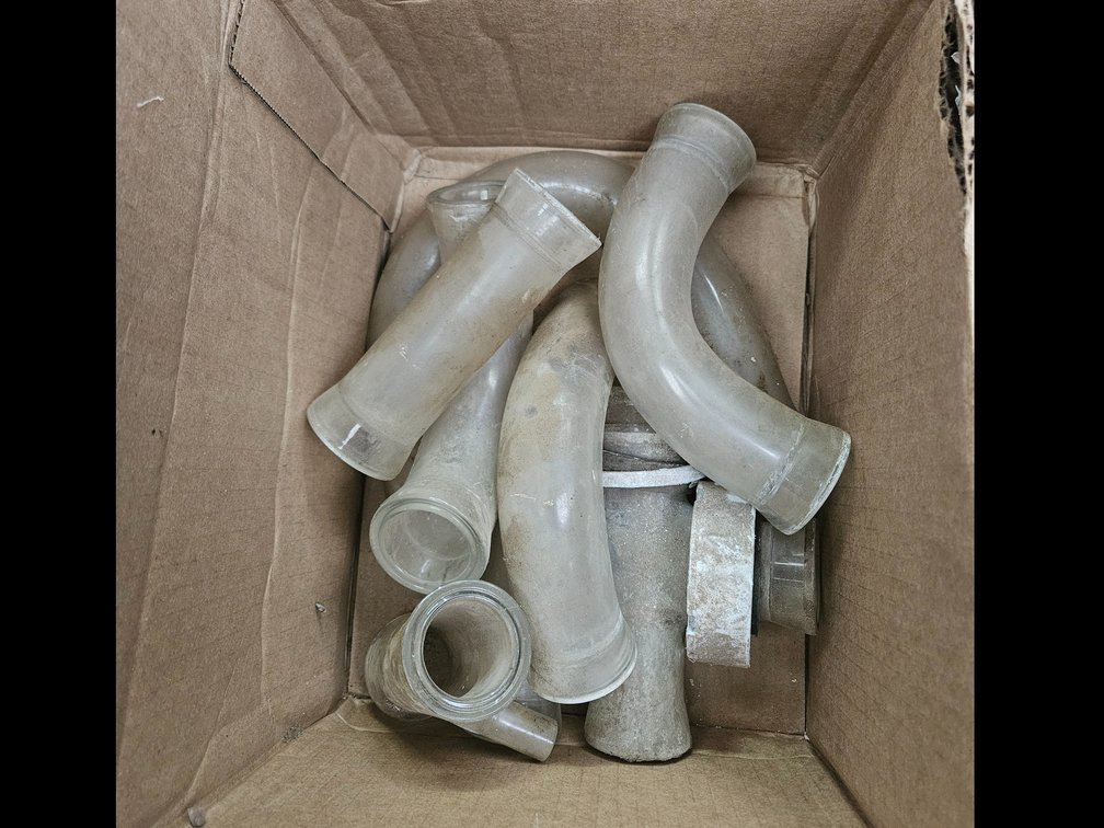 Glass pipe fittings