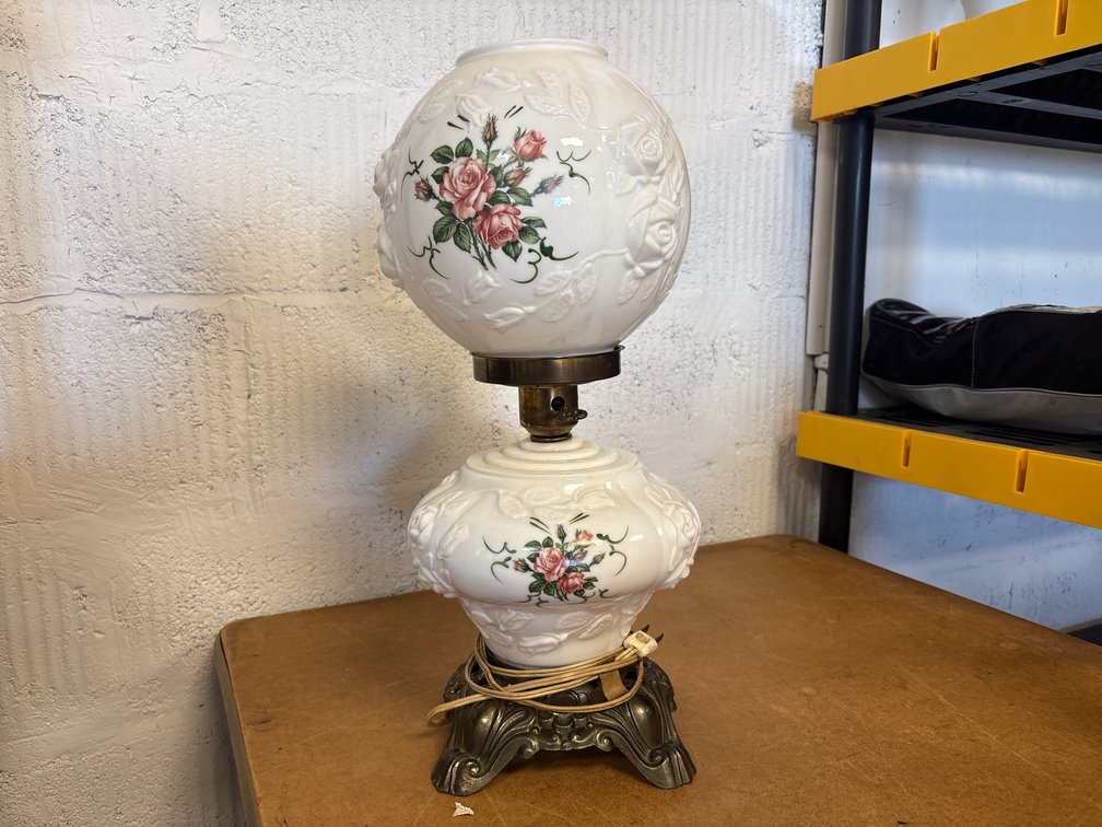 Double-Globe Parlor Lamp