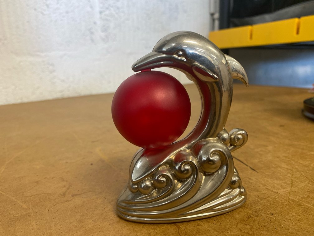 Dolphin w/Red Ball Decorative Table Lighter
