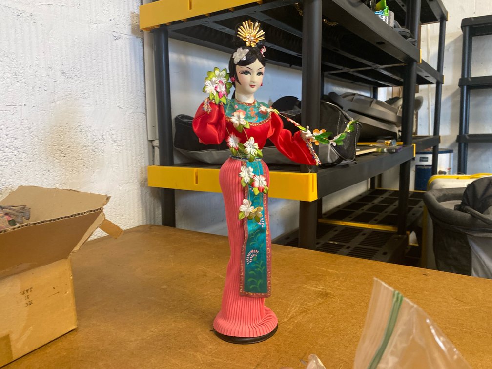 Vintage Asian Decorative Doll