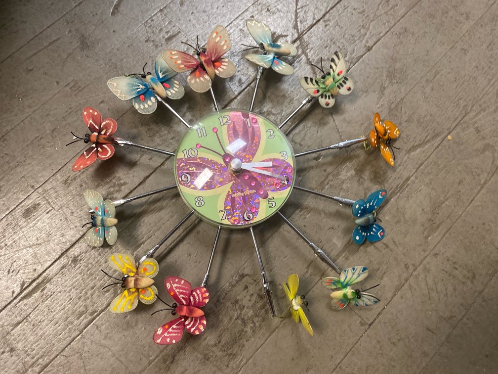 Butterfly Wall Clock