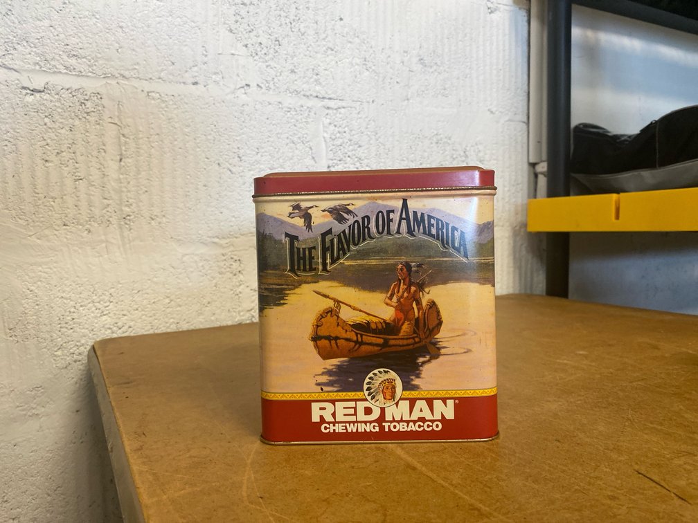 Red Man Chewing Tobacco Tin