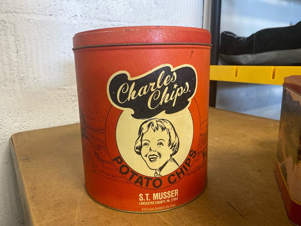 Charles Chips Potato Chips Tin